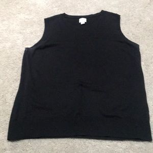 sleeveless sweater